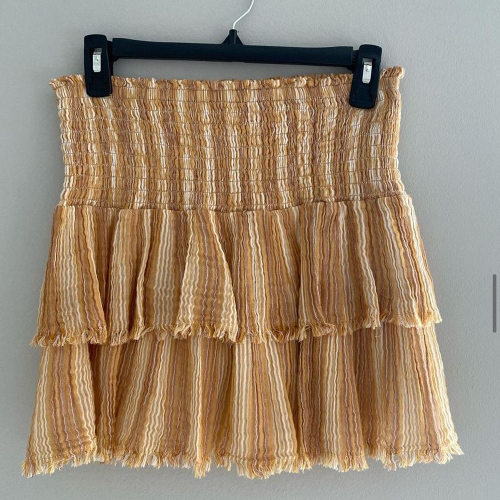 aerie tiered striped skirt! worn once! sold out!!